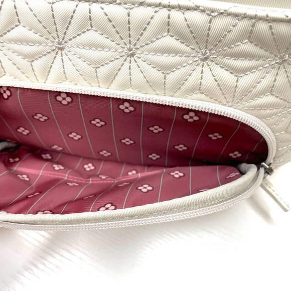 Lug Flyer Bag Ivory Cream Small Crossbody Quilted Convertible Belt Bag New - Picture 3 of 12